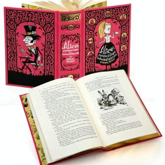 Alice in Wonderland & Other Stories, L. Carroll, Collectible Leather Hardcover - Picture 1 of 13